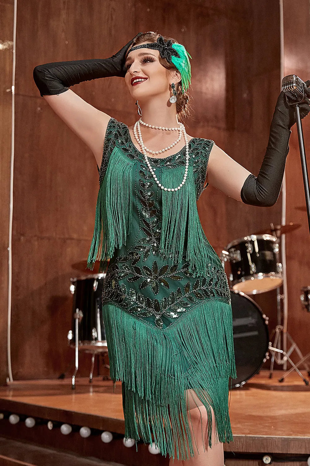 Goedele | Vintage Boho Fringe Midi Women's Dress