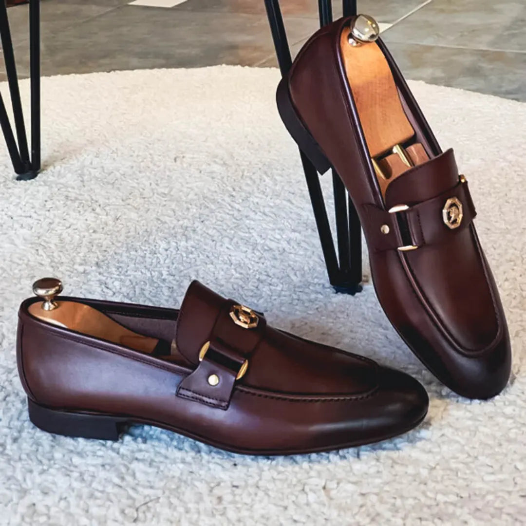 Echtes Leder Slipper