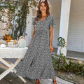 Laila - Vintage blomstret sommerkjole