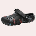 Herren-Sandalen mit Graffiti-Muster