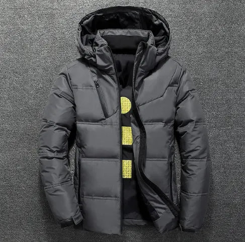 - Extra warme abnehmbare Winterjacke mit Kapuze
