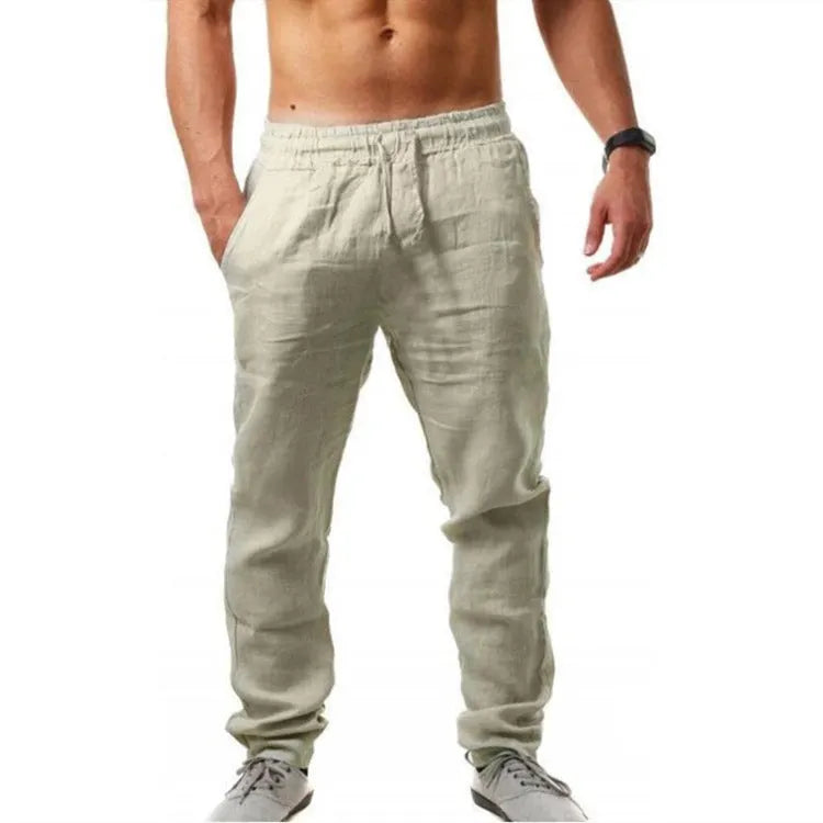 LÃ¤ssige Leinenhose FÃ¼r Herren