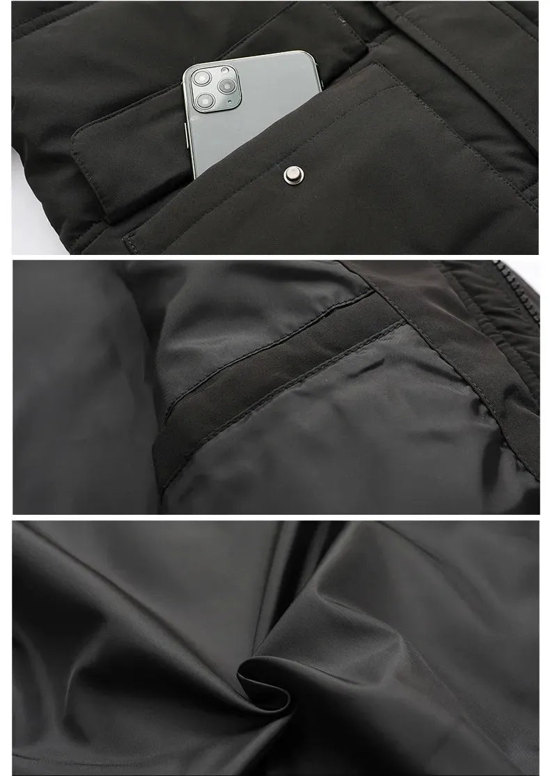 DAN | Premium Wattierte Winterjacke für Herren