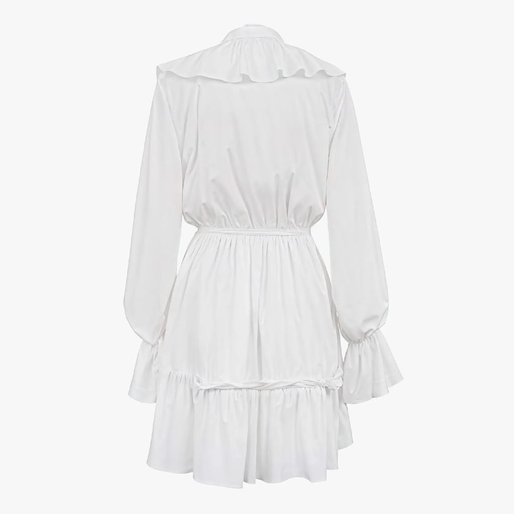 FlieÃŸendes Minikleid mit RÃ¼schen