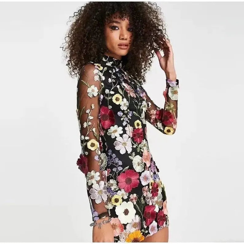 handgefertigtes Blumenkleid