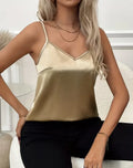 Lovy | Cami V-Neck Top with Spaghetti Straps