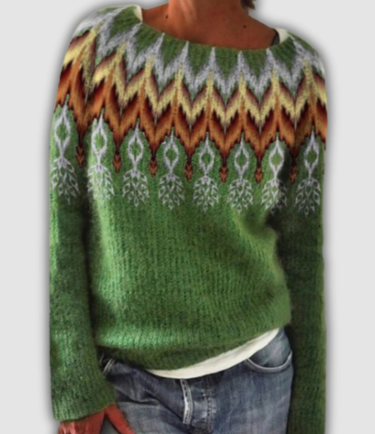 Malin - Retro vintersweater