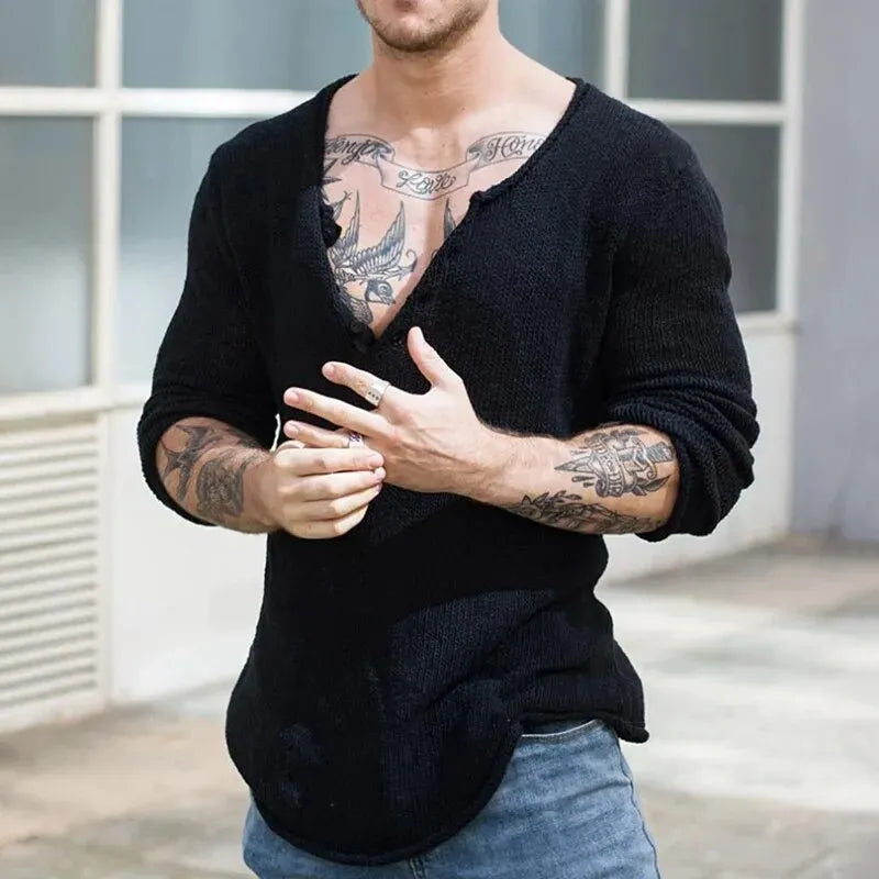- Lässiger Lockerer Pullover