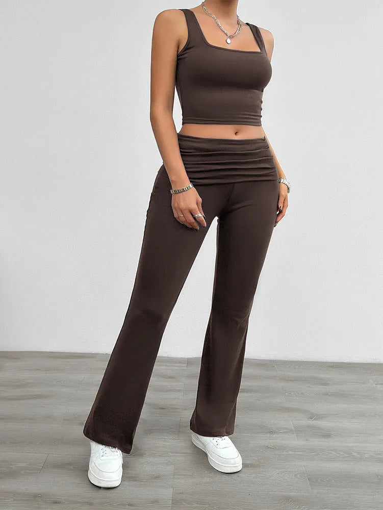Stylish Co-ord Set for Women with Flared Pants