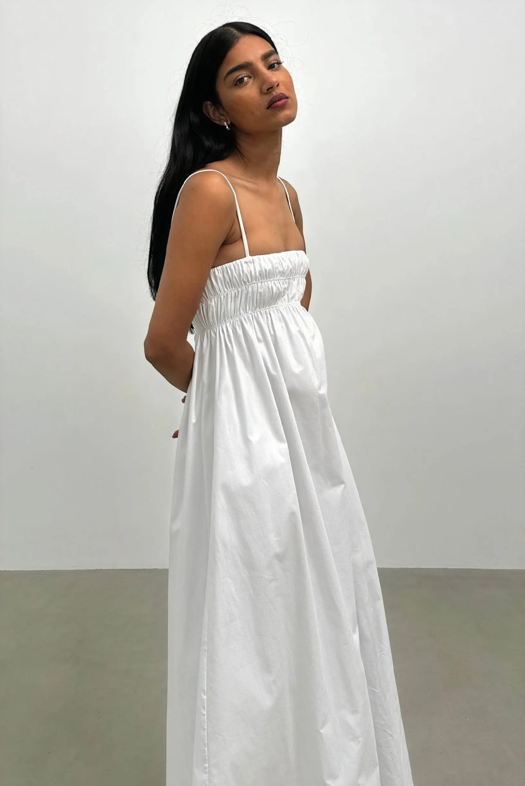 Luftiges Maxikleid mit A-Linien-Schnitt