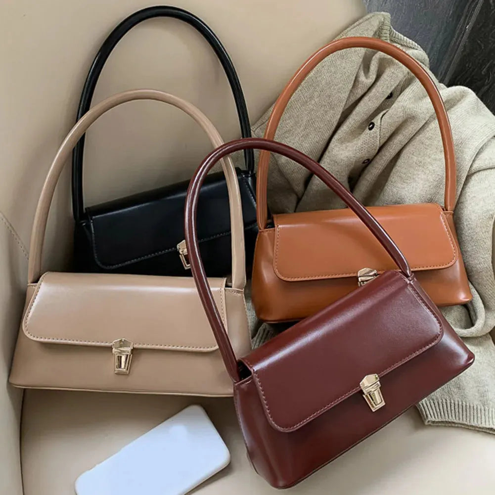 EMILY | Minimalistische Dames Schoudertas in Vegan Leer - Stijlvol, Strak & Functioneel