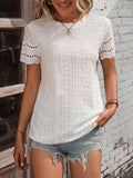 Blusa Feminina Com Renda Modelo Larissa Branca
