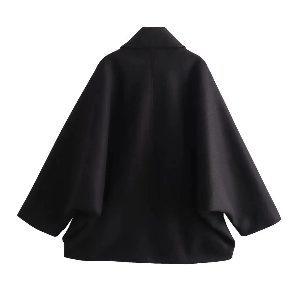 ISOLDE | Nette Wollen Damesjas / Trenchcoat – Tijdloze Elegantie en Warmte