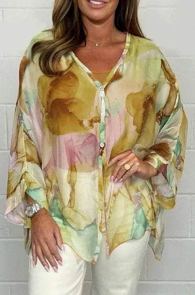 ZARA | Stylische leichte bedruckte Bluse