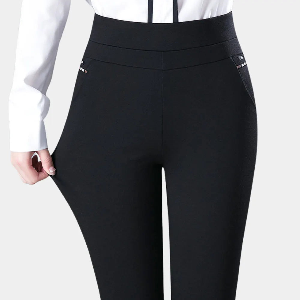 Stretch Hose Für Damen High Waist Hose Für Elegante Und Bequeme Looks