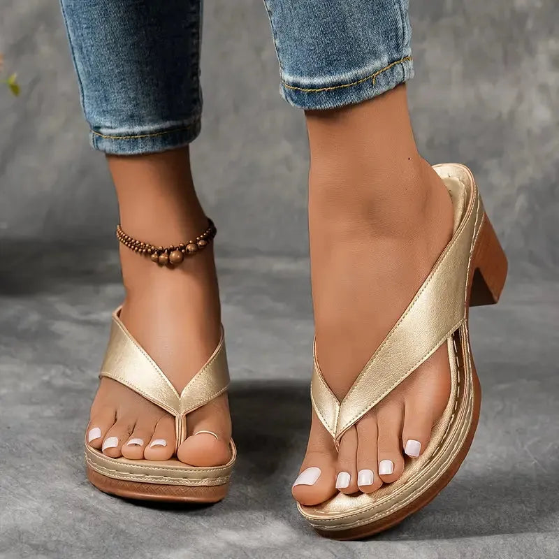 Inge Orthopædisk Slipper med Hæl