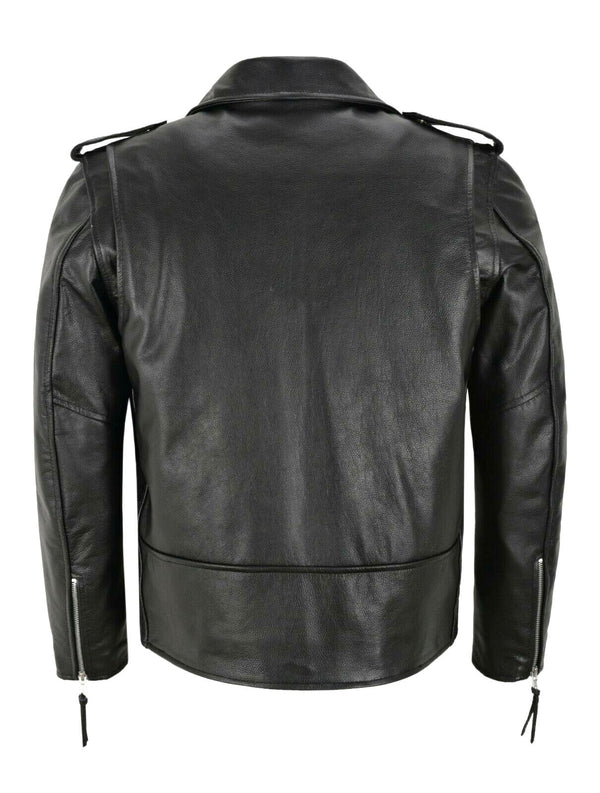 Modernes Leder Herrenjacke