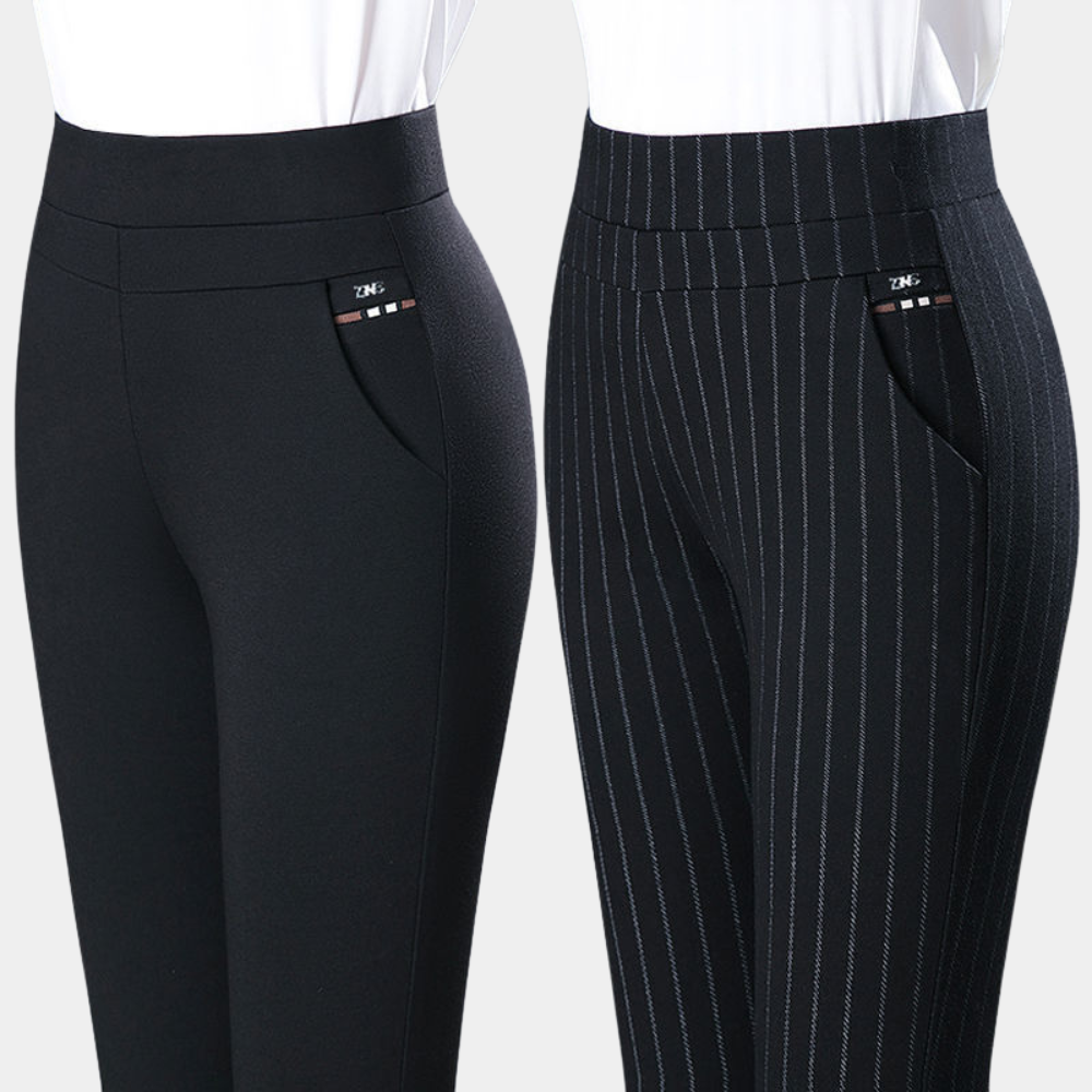 Stretch Hose Für Damen High Waist Hose Für Elegante Und Bequeme Looks
