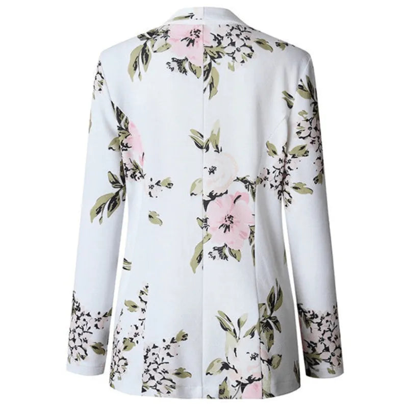 Eleganter Blazer mit floralem Design