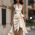 Robe courte glamour dÃ©colletÃ©