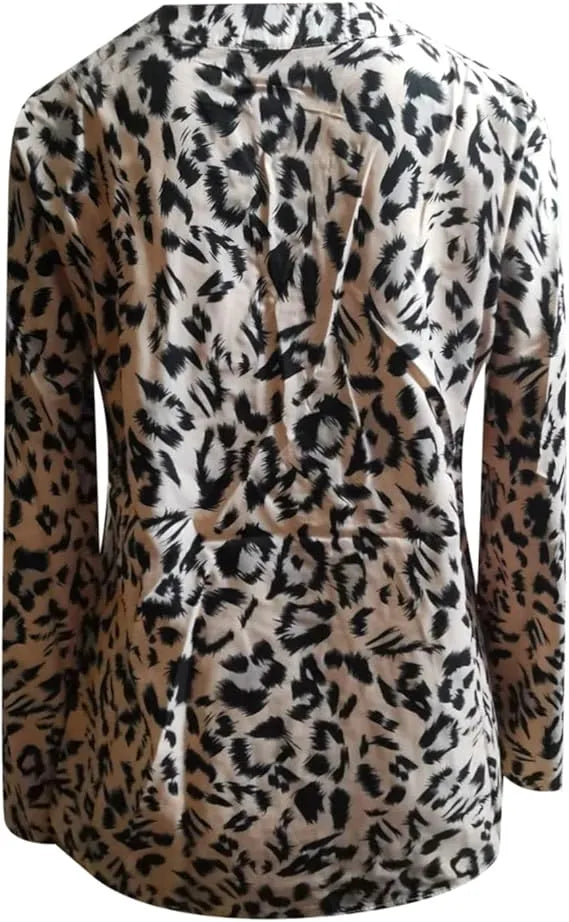 Trendige Bluse im Leo-Muster