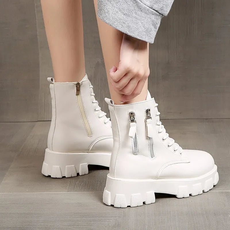 MARTEN | Hoge Elegante Dameslaarzen Met Ritssluiting – Stoer, Comfortabel & Stijlvol