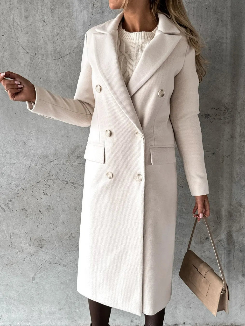 Lange Elegante Wintermantel | Luxe Warmte, Slanke Pasvorm & Tijdloze Klasse