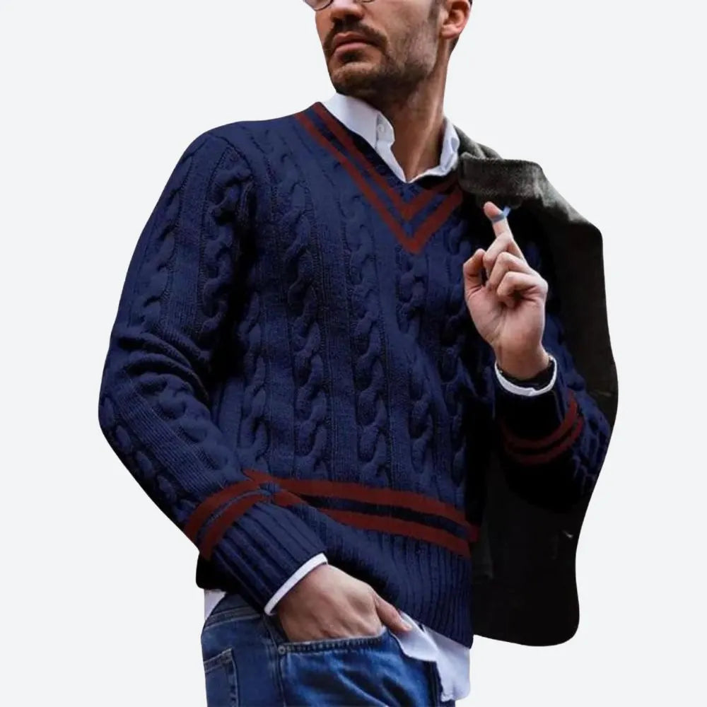 V-Ausschnitt Pullover FÃ¼r Herren