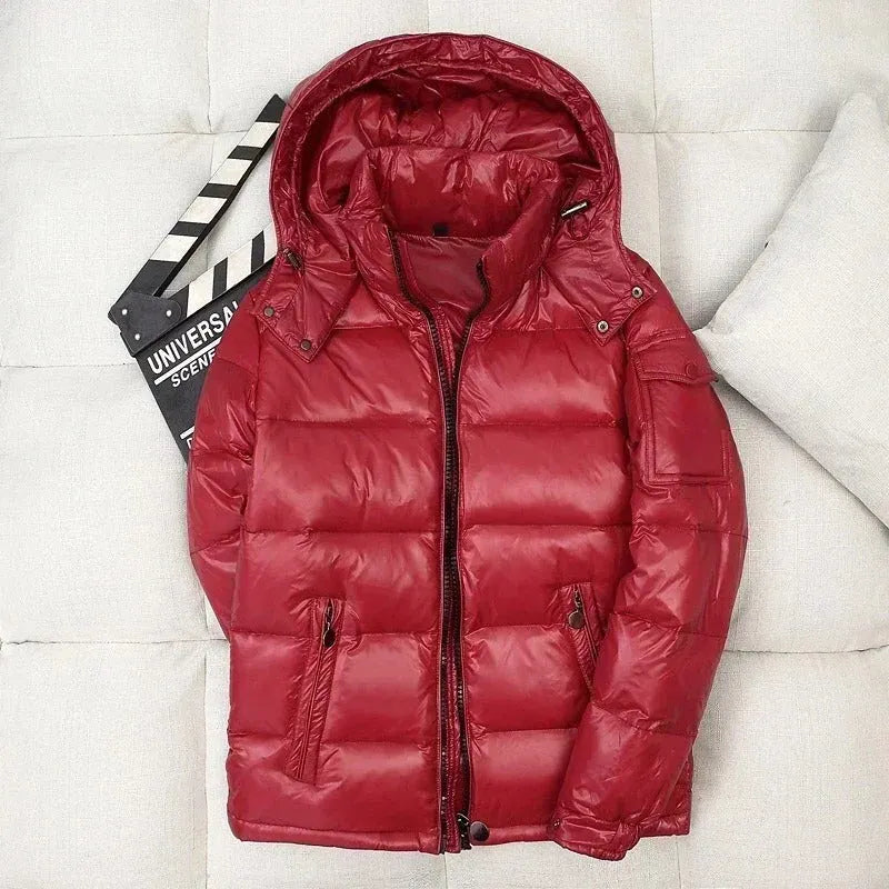 - Glänzende Steppjacke für den Winter
