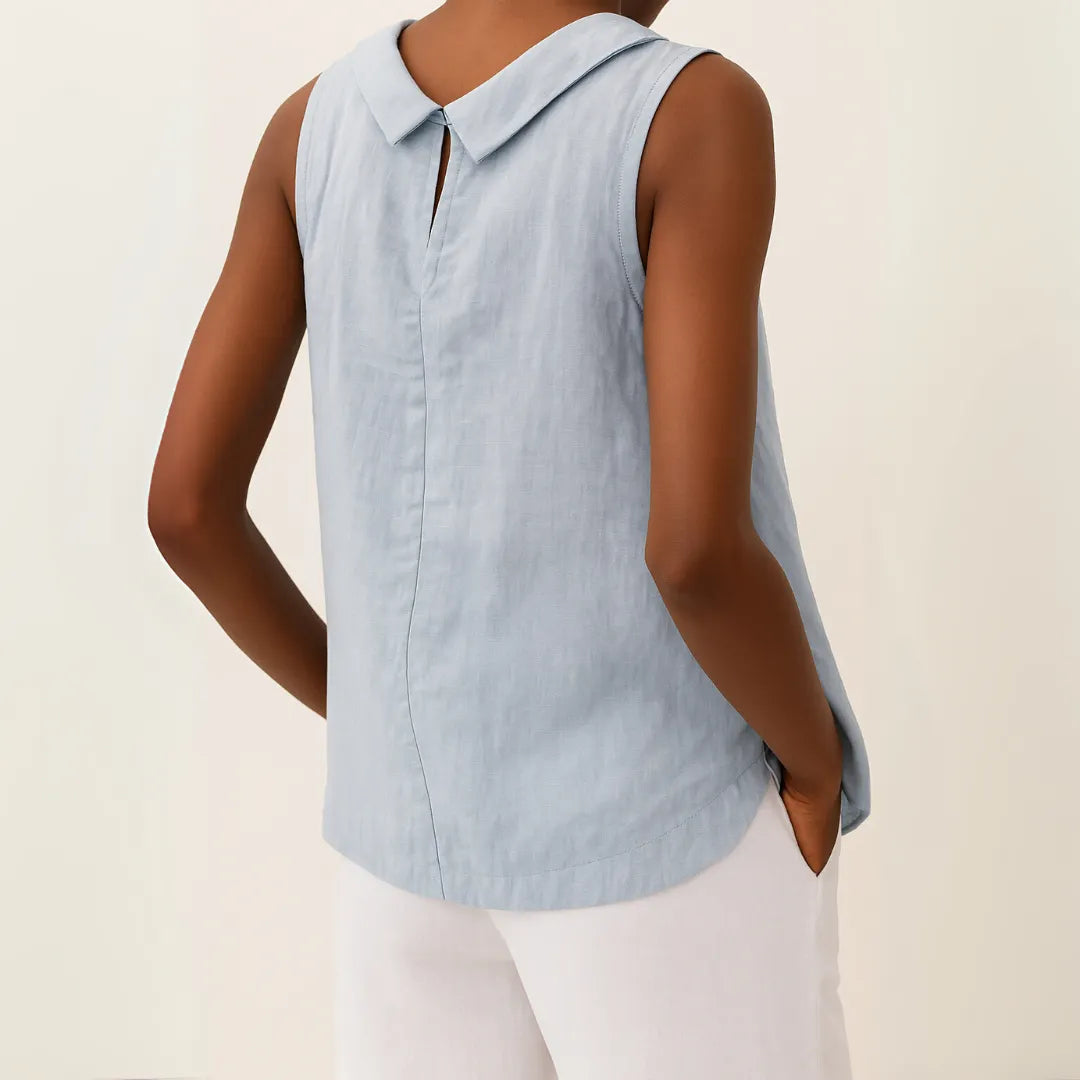 Ärmelloses Oberteil für Damen mit Rollkragen – Elegantes Sommer-Basic für jeden Anlass