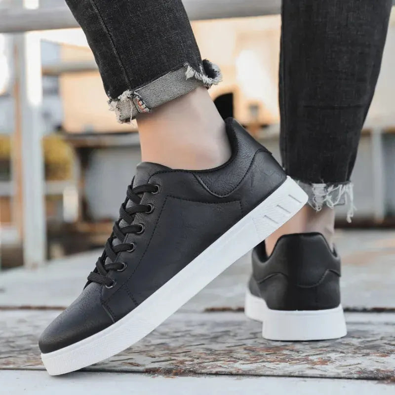 Leder Herrenschuhe Im Klassischen Design