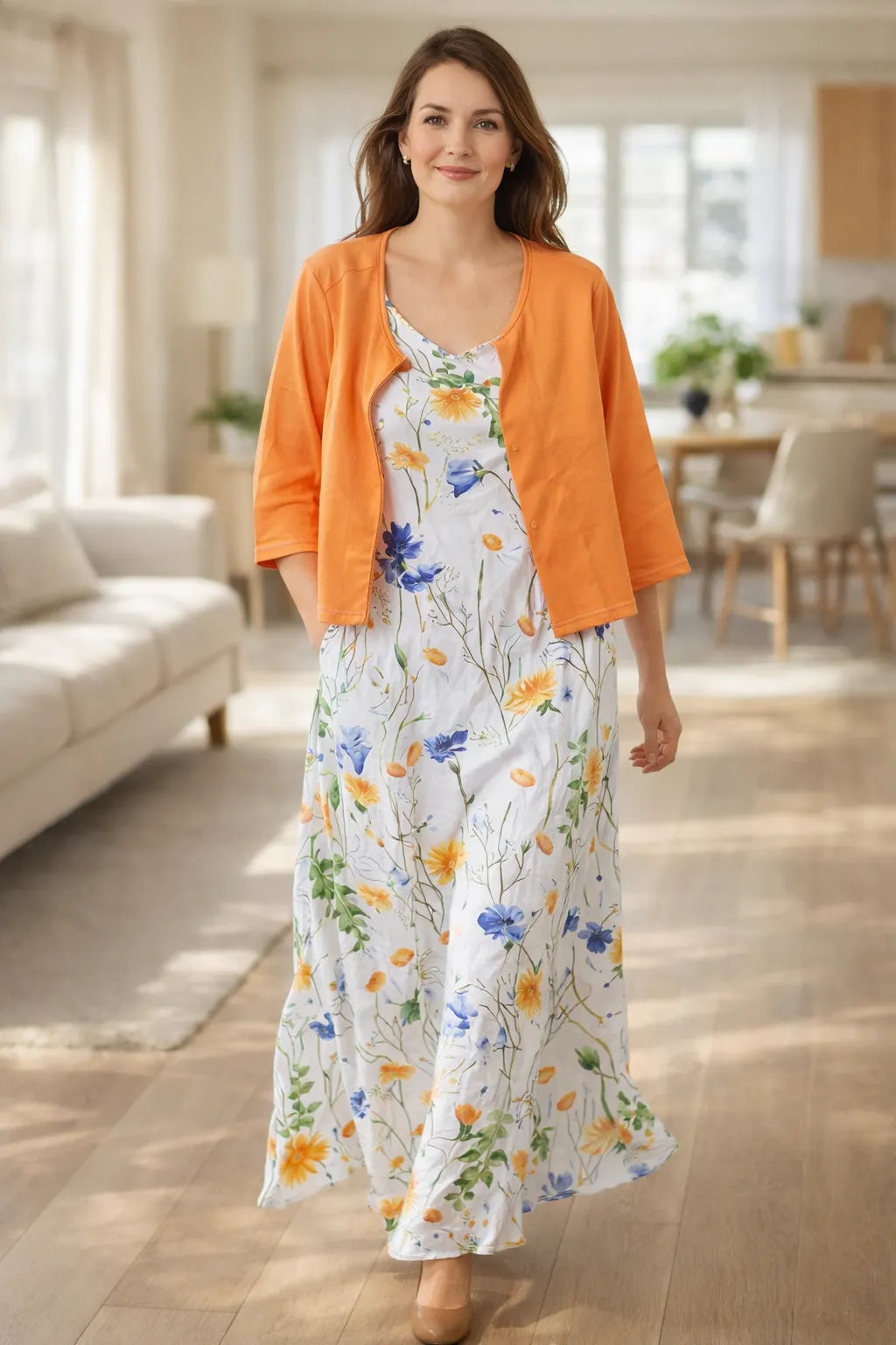 Stilvolles und leichtes Maxi Kleid