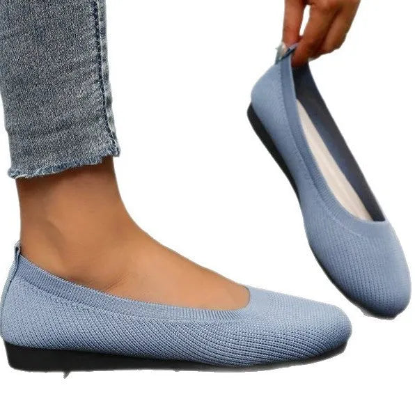 Damen bequeme Slip-On Ballerinas
