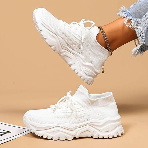 SkyStep - Åndbare sneakers til kvinder med ekstra fodstøtte
