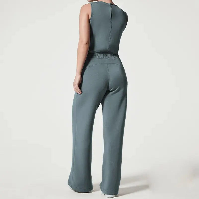 ELIN | Jumpsuit Voor Dames Met Cinch-Taille En Ultralichte Stof â€“ Luchtig, Zacht, Comfortabel