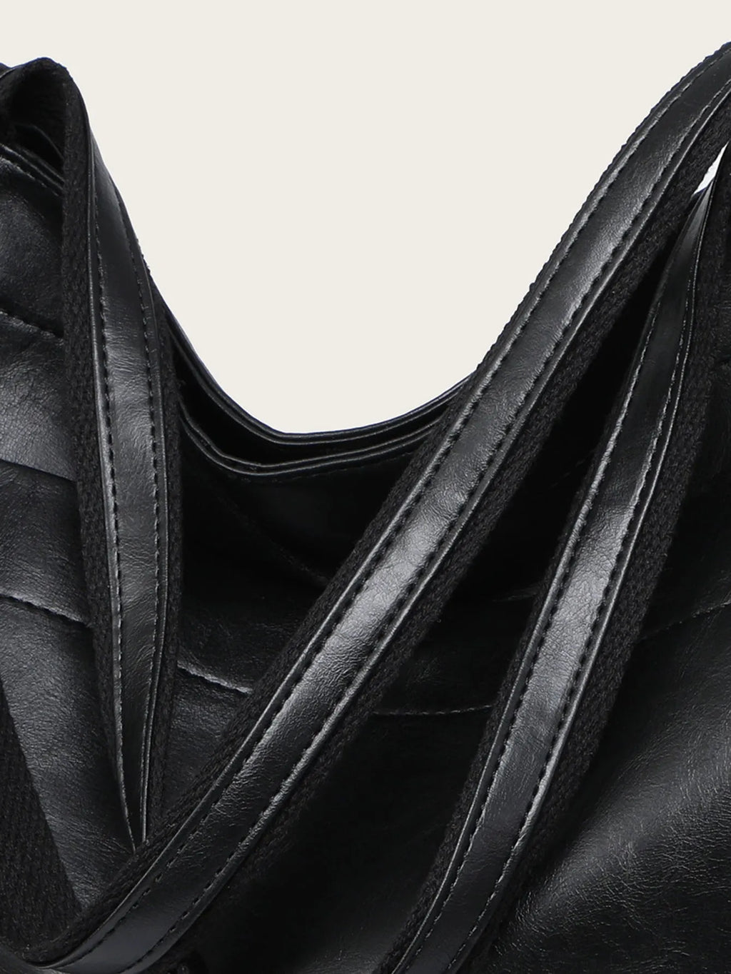 Damen-Schultertasche aus veganem Leder mit groÃŸzÃ¼gigem Stauraum