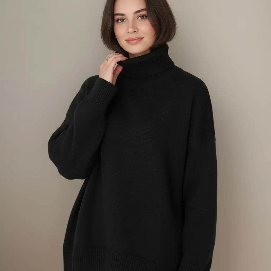 Lindsay Zeitloser Oversized Rollkragenpullover