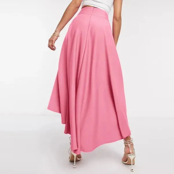 Jupe asymÃ©trique taille haute