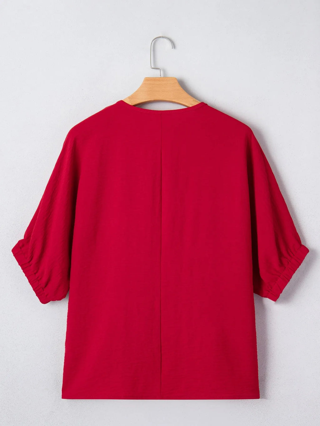 Braided Detail Half Sleeve Blouse
