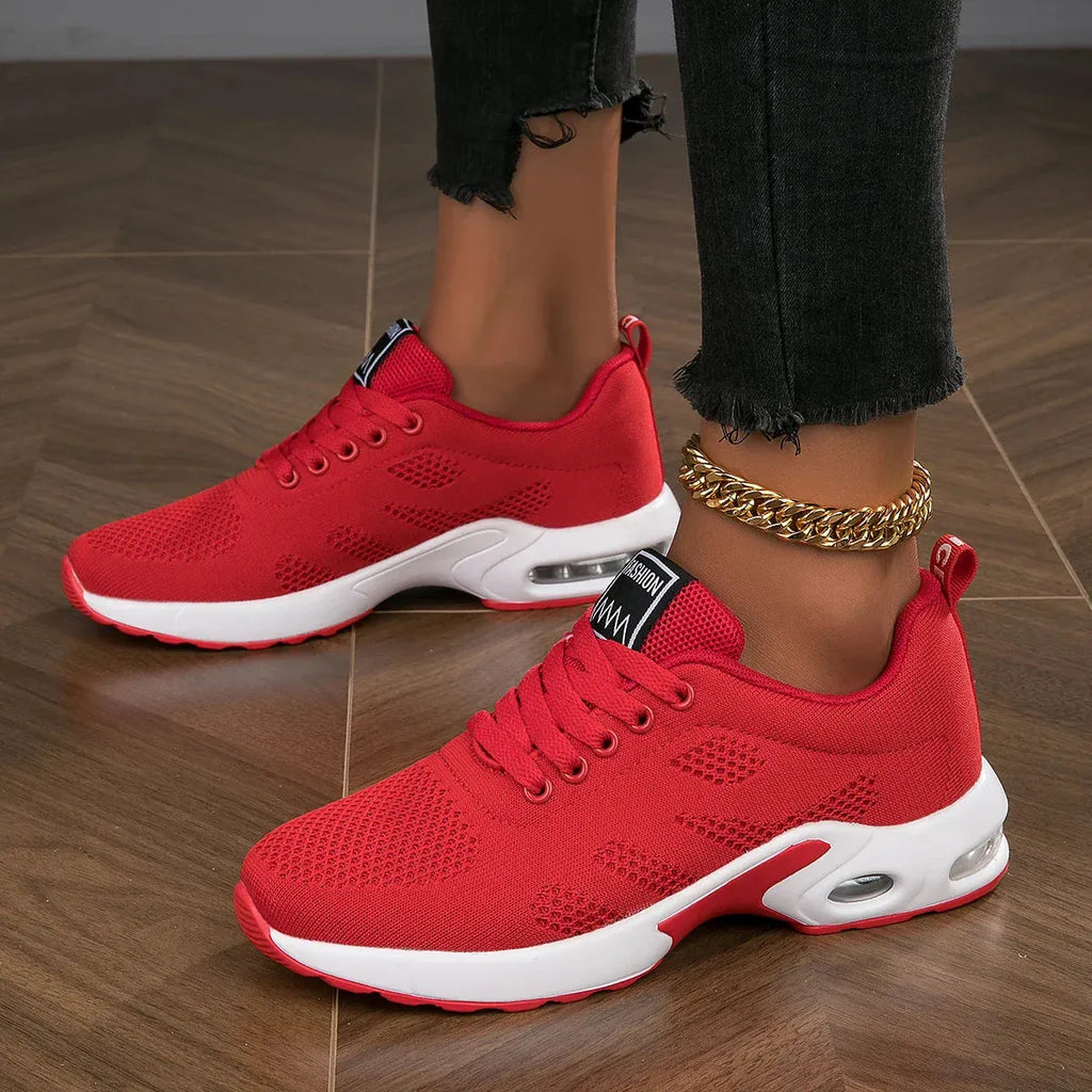 Damen Atmungsaktive Leichte WeiÃŸe Laufschuhe