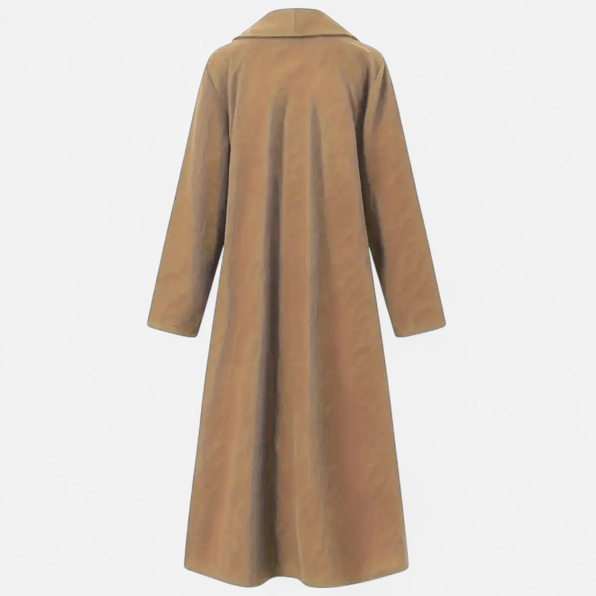 Lange Elegante Dames Coat Met Lape-Kraag - Perfect voor de Koude periode