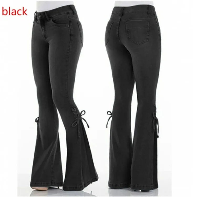 -Jeans fÃ¼r Damen mit mittlerer Taille