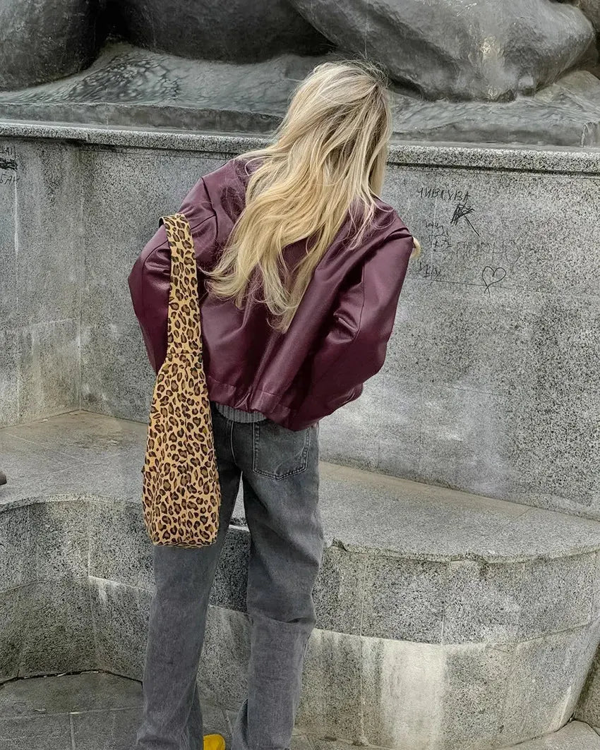 KATE | Klassieke Leren Dames Jas – Stoer, Tijdloos & Chic Voor Elke Gelegenheid