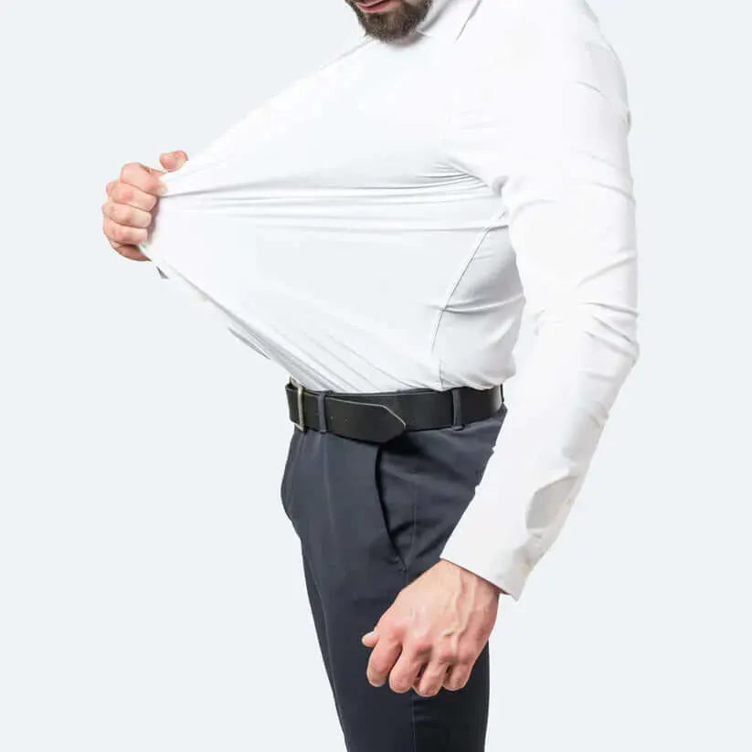 Herren Langarm Hemd Stretch