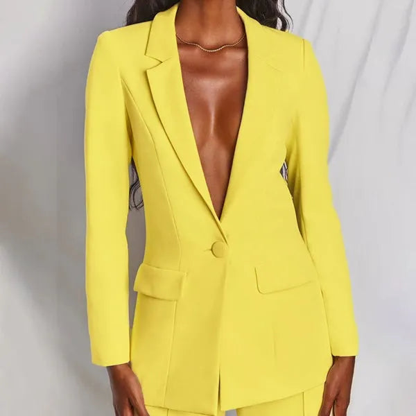 Malene - Elegant blazer- og buksesæt