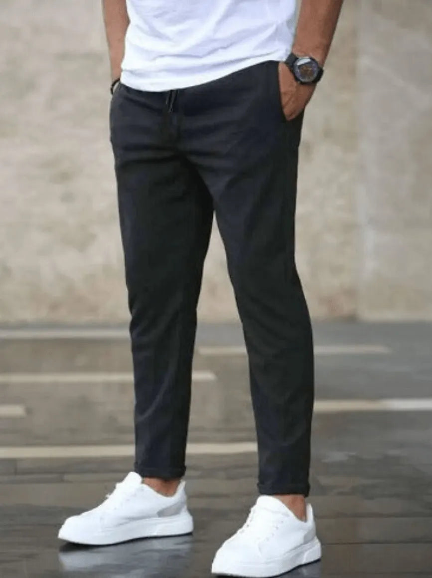 Moderne Stretch Hose Herren Hose