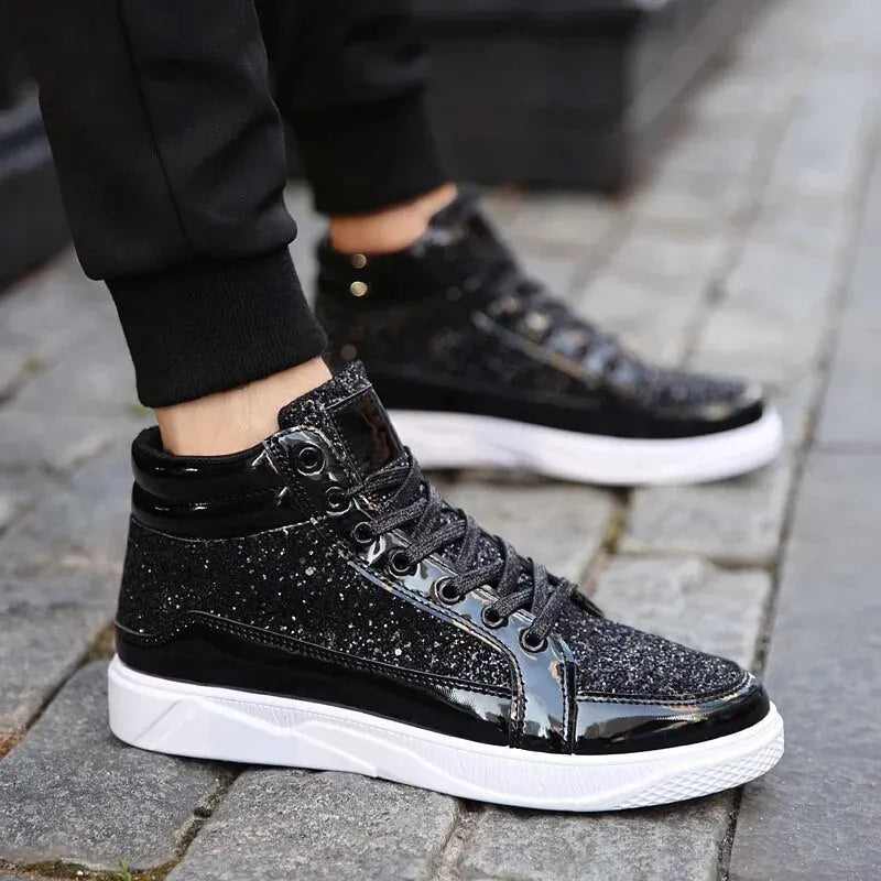 Herren Basket Schuhe mit GlÃ¤nzendem Effekt