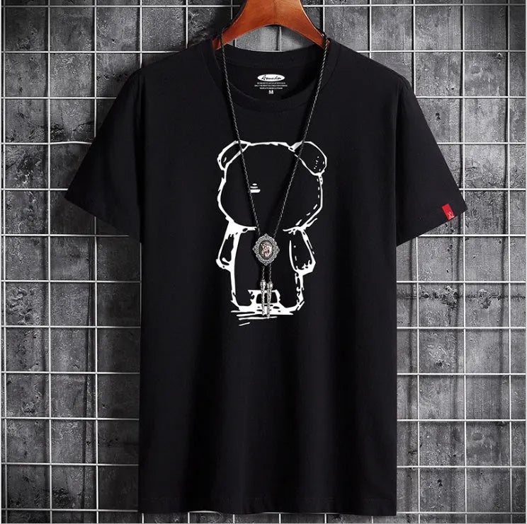 Lustiges Anime BÃ¤ren T-Shirt FÃ¼r Herren