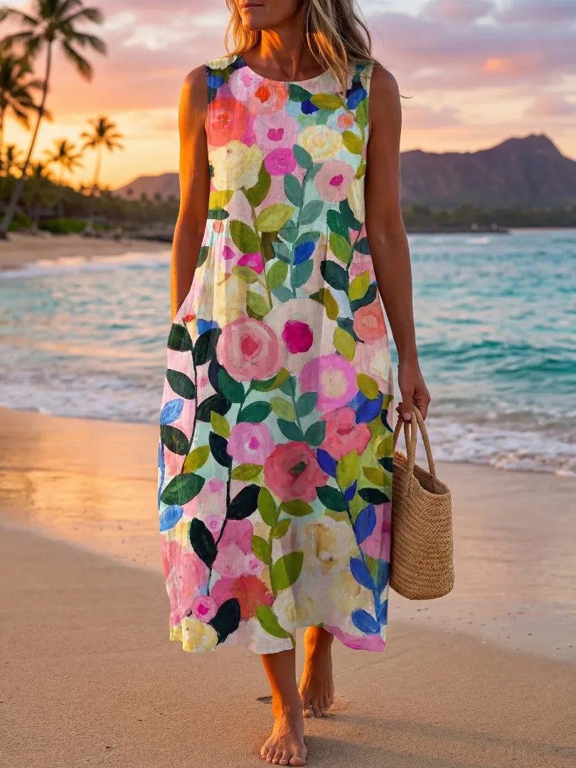 Pono | Meadow Bloom Midi Dress