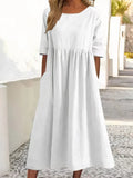 - Vintage Halbarmkleid